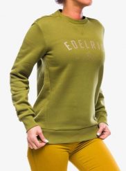 Bluza bawełniana damska Edelrid Spotter Crew. Zielone bluzy damskie EDELRID, xs, bez wzorów, z bawełny, bez kaptura. Za 197.50 zł.