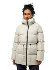 Jack Wolfskin Kurtka puchowa w kolorze kremowym rozmiar: XL. Brązowe kurtki damskie Jack Wolfskin, xl, bez wzorów, z puchu, bez kaptura. Za 614.96 zł.
