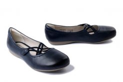 JOSEF SEIBEL 87239 971 530 Fiona 39 ocean, baleriny damskie. Niebieskie balerinki damskie Josef Seibel, bez wzorów, ze skóry. Za 359.90 zł.