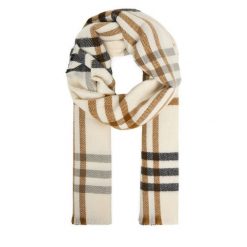 Szalik Nine West. Brązowe szaliki damskie Nine West, bez wzorów. Za 59.99 zł.