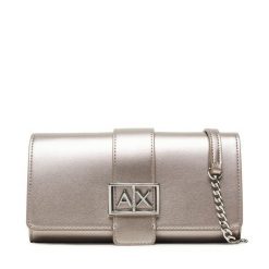 Torebka Armani Exchange. Szare torebki wieczorowe damskie Armani Exchange, bez wzorów, bez dodatków. Za 459.99 zł.