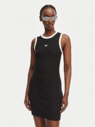 Roxy Sukienka codzienna Iconic Days ERJKD03547 Czarny Slim Fit. Czarne sukienki damskie Roxy, bez wzorów, z bawełny, bez ramiączek. Za 169.99 zł.