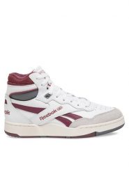 Reebok Sneakersy BB 4000 II Mid 100033844 W Biały. Białe obuwie sportowe damskie Reebok, ze skóry, bez zapięcia. Za 263.99 zł.