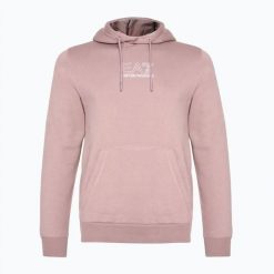 Bluza EA7 Emporio Armani Train Core. Czerwone bluzy damskie EA7 Emporio Armani, m, bez wzorów, z bawełny, bez kaptura. Za 379.99 zł.