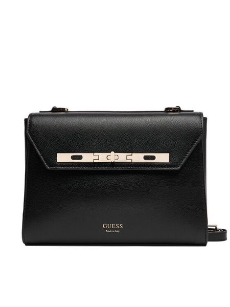 Guess Torebka HWAMGP L5476 Czarny. Czarne listonoszki damskie Guess, z aplikacjami, ze skóry, bez dodatków. Za 889.99 zł.