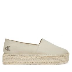Espadryle Calvin Klein Jeans. Espadryle damskie Calvin Klein Jeans, bez wzorów, z jeansu, bez obcasa. Za 239.99 zł.