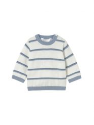 Mayoral Sweter 1302 Biały Regular Fit. Białe swetry chłopięce Mayoral, z bawełny, bez kołnierzyka. Za 89.99 zł.