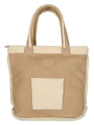 Barts Shopper bag "Ucko" w kolorze beżowym rozmiar: onesize. Brązowe shopper bag Barts, bez wzorów, z bawełny, bez dodatków. Za 161.34 zł.