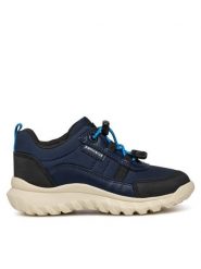 Geox Sneakersy J Simbyos Boy B Abx J46L0D 0FU50 C0045 D Granatowy. Niebieskie buty sportowe chłopięce Geox, ze skóry, bez zapięcia. Za 249.99 zł.