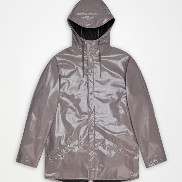 Kurtka RAINS 12010R LONG JACKET W3 Fioletowy. Fioletowe kurtki damskie Rains, xs, bez wzorów, z syntetyku, bez kaptura. Za 325.99 zł.