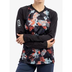 Bluza rowerowa damska ION Scrub LS. Czarne bluzy damskie ION, bez wzorów, bez kaptura. Za 245.99 zł.