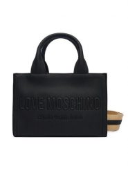 LOVE MOSCHINO Torebka JC4044PP1OLE0000 Czarny. Czarne torebki klasyczne damskie Love Moschino, ze skóry, bez dodatków. Za 879.99 zł.