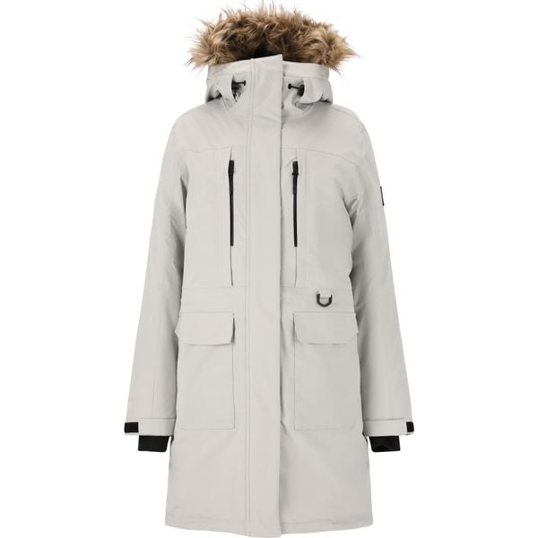 Parka dla kobiet Whistler Bluff. Szare parki damskie WHISTLER, na zimę, bez kaptura. Za 549.00 zł.