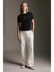 Cotton Candy Spodnie dresowe w kolorze kremowym rozmiar: S. Brązowe spodnie dresowe damskie Cotton Candy, s, bez wzorów, z dresówki. Za 126.75 zł.