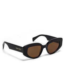 Okulary przeciwsłoneczne Nine West. Brązowe okulary przeciwsłoneczne damskie Nine West. Za 129.99 zł.