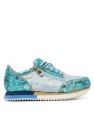 Laura Vita Sneakersy Delphine 06 Granatowy. Niebieskie obuwie sportowe damskie LAURA VITA, ze skóry, bez zapięcia. Za 569.99 zł.