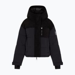 Kurtka narciarska damska EA7 Emporio Armani Ski St. Moritz Fashion Eco-Down. Czarne kurtki damskie EA7 Emporio Armani, na zimę, l, bez wzorów, z syntetyku, bez kaptura. Za 2,239.00 zł.