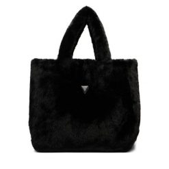 Torebka Guess. Czarne shopper bag Guess, bez dodatków. Za 399.99 zł.