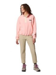 Columbia Bluza polarowa "Helvetia II" w kolorze jasnoróżowym rozmiar: L. Różowe bluzy damskie Columbia, l, bez wzorów, z polaru, bez kaptura. Za 115.45 zł.