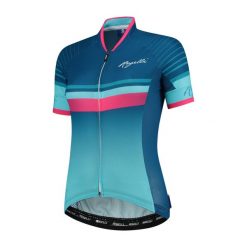 Bardzo lekka koszulka kolarska damska Rogelli IMPRESS, z krótkim rękawem. Czerwone koszulki damskie Rogelli, s, bez wzorów, bez kołnierzyka, bez ramiączek. Za 341.00 zł.