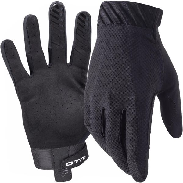 Rękawiczki rowerowe długie dla dorosłych MTB Enduro CTM Pathyst. Czarne rękawiczki damskie CTM, bez wzorów. Za 139.00 zł.