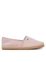 Tommy Hilfiger Espadryle Flag Canvas Espadrille FW0FW08541 Różowy. Czerwone espadryle damskie Tommy Hilfiger, bez wzorów, z materiału, bez obcasa. Za 179.99 zł.
