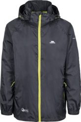 Trespass Qikpac X - kurtka unisex pakowana, czarna. Czarne kurtki damskie Trespass, s, bez wzorów, z materiału. Za 121.45 zł.