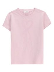 Coccodrillo T-Shirt WC5143229VGB Różowy Regular Fit. Czerwone koszulki i t-shirty dziewczęce COCCODRILLO, bez wzorów, z bawełny, bez kołnierzyka, bez ramiączek. Za 24.99 zł.