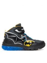 Geox Sneakersy J Ciberdron J56LBE 0BC14 C0054 DD Czarny. Czarne buty sportowe chłopięce Geox, ze skóry, bez zapięcia. Za 269.99 zł.