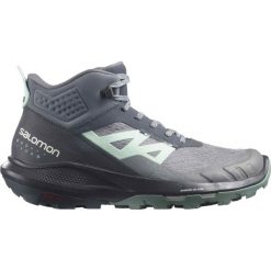 Damskie buty turystyczne Salomon Outpulse Mid Gtx. Czarne obuwie trekkingowe damskie Salomon, z gore-texu, bez zapięcia. W wyprzedaży za 586.50 zł.
