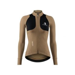 Kurtka damska Etxeondo Teknika Gore-Tex WindStopper. Brązowe kurtki damskie ETXEONDO, bez wzorów, z gore-texu, bez kaptura. W wyprzedaży za 777.10 zł.