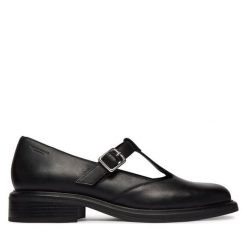 Półbuty Vagabond Shoemakers. Czarne czółenka damskie Vagabond Shoemakers, bez wzorów, bez obcasa, na obcasie. Za 629.99 zł.