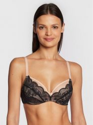 Chantelle Biustonosz z fiszbiną Midnight Flowers C12N10 Czarny. Czarne biustonosze Chantelle, bez wzorów, z syntetyku. Za 429.99 zł.