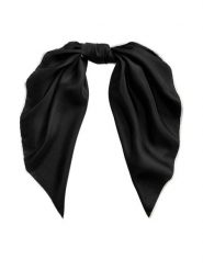 LAUREN RALPH LAUREN Chusta 454966215001 Czarny. Czarne chusty damskie Lauren Ralph Lauren, bez wzorów, z jedwabiu. Za 229.99 zł.