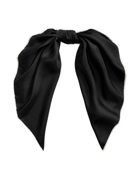 LAUREN RALPH LAUREN Chusta 454966215001 Czarny. Czarne chusty damskie Lauren Ralph Lauren, bez wzorów, z jedwabiu. Za 209.99 zł.