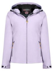 Geographical Norway Kurtka softshellowa "Tamilalor" w kolorze fioletowym rozmiar: L. Różowe kurtki sportowe damskie Geographical Norway, l, bez wzorów, bez kaptura. Za 175.67 zł.