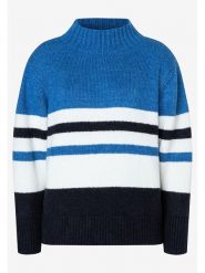 More & More Sweter w kolorze niebiesko-biało-czarnym rozmiar: 34. Białe swetry klasyczne damskie More & More, z wełny, bez kołnierzyka. Za 118.56 zł.