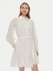 YAS Sukienka letnia Holi 26030709 Biały Loose Fit. Białe sukienki damskie YAS, bez wzorów, z bawełny, bez ramiączek. Za 249.99 zł.