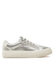 Pepe Jeans Sneakersy PGS30611 Srebrny. Szare buty sportowe dziewczęce Pepe Jeans, z jeansu, bez zapięcia. Za 269.99 zł.