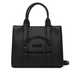 Torebka KARL LAGERFELD. Czarne torebki klasyczne damskie KARL LAGERFELD, bez dodatków. Za 649.99 zł.