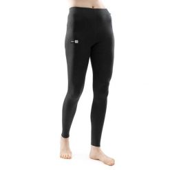 Damskie legginsy termoaktywne do sportów zimowych z wełny Ultimate Mus. Czarne legginsy damskie SIROKO, m, bez wzorów, z materiału. Za 253.00 zł.