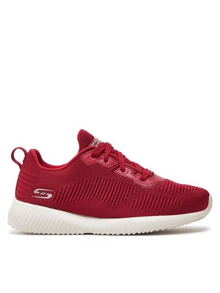 Skechers Sneakersy BOBS SPORT Tough Talk 32504/Red Czerwony. Czerwone obuwie sportowe damskie Skechers, z materiału, bez zapięcia. Za 189.99 zł.