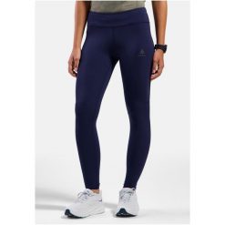 Legginsy damskie Odlo ZEROWEIGHT Tights. Niebieskie legginsy damskie ODLO, bez wzorów. W wyprzedaży za 386.99 zł.