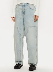 HUGO Jeansy Getara_2_B 50531711 Niebieski Baggy Fit. Niebieskie jeansy damskie Hugo. Za 359.99 zł.