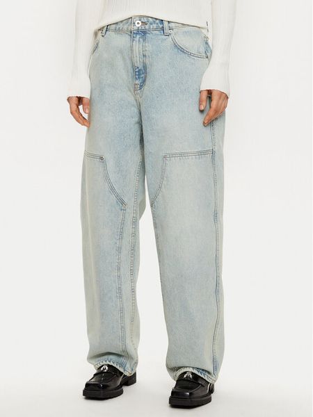 HUGO Jeansy Getara_2_B 50531711 Niebieski Baggy Fit. Niebieskie jeansy damskie Hugo. Za 319.99 zł.