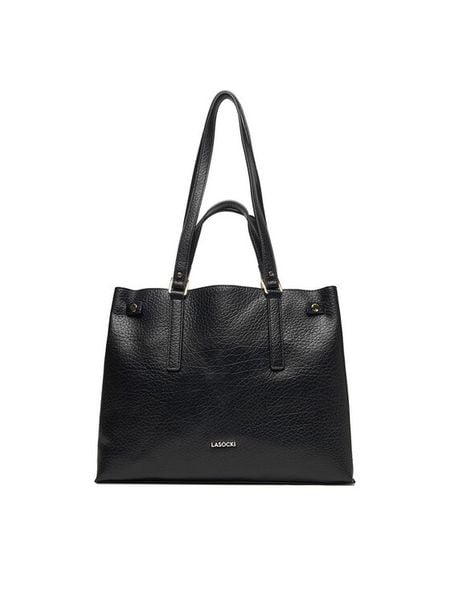 Lasocki Torebka C-LSK-X-004-08 Czarny. Czarne torebki klasyczne damskie Lasocki, z materiału, bez dodatków. Za 199.99 zł.