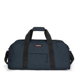 Torba podróżna Eastpak Station Plus. Niebieskie torby podróżne Eastpak, bez wzorów, z denimu, duże. Za 387.00 zł.