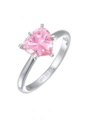 Elli Damski soliter zaręczynowy miłość z cyrkonią kryształami w srebrze 925 Sterling Silver Pierścionki 1 ct. Szare pierścionki damskie Elli, z cyrkonią, srebrne. Za 228.99 zł.