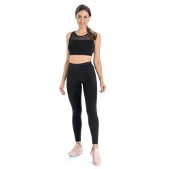 Legginsy na siłownię damskie Teyli Push Up. Czarne legginsy damskie Teyli, z bawełny, na fitness i siłownię. Za 99.95 zł.