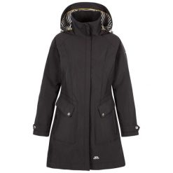 Trespass Rainy Day - Kurtka damska Black. Czarne kurtki damskie Trespass, l, bez wzorów, z jersey, bez kaptura. Za 383.50 zł.